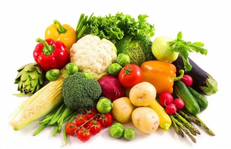Trái cây và các loại rau củ chứa một lượng nhỏ xenlulozo nên dễ tiêu hóa